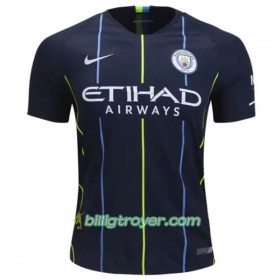 Billige Fotballdrakter Manchester City Bortedraktsett 2018/19 Kortermet